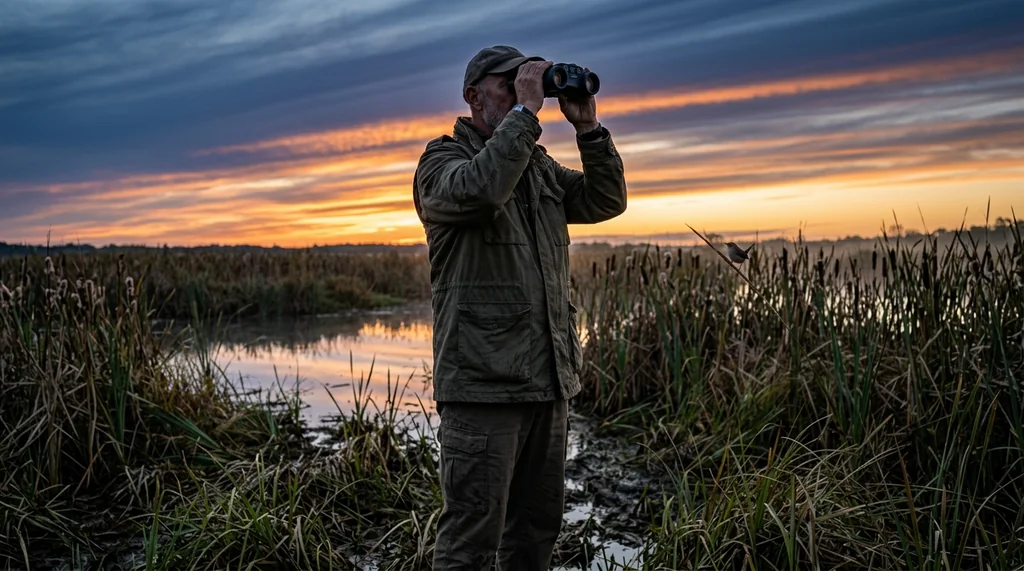 Binoculars with Built-In Camera for Bird Watching