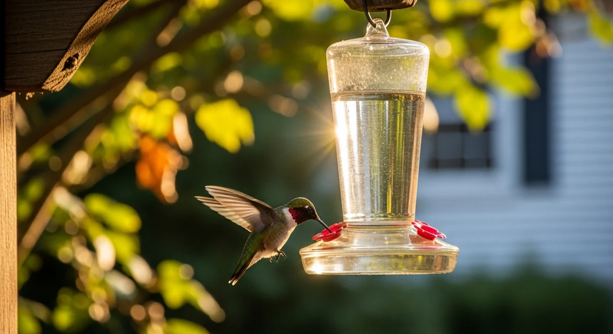 Hummingbird Food Recipe: 1:4 Sugar Water That Works